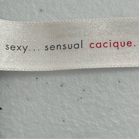 Cacique Full Coverage Black Lace Underwire Bra Size 42DD Romantic Everyday - Picture 8 of 10